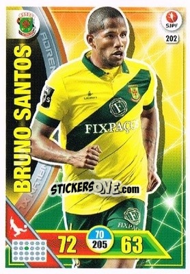 Figurina Bruno Santos - Liga NOS 2016-2017. Adrenalyn XL - Panini