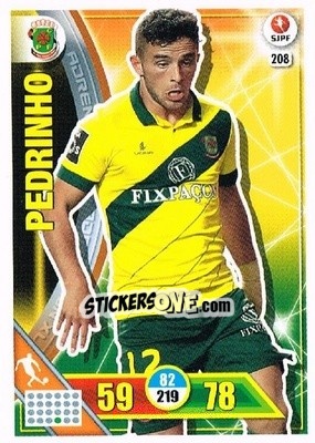 Sticker Pedrinho - Liga NOS 2016-2017. Adrenalyn XL n. 208 - Panini