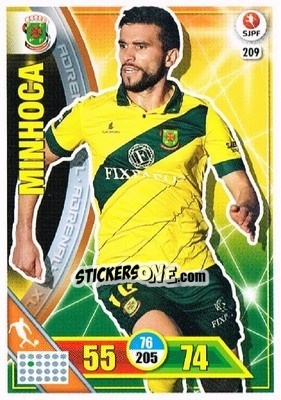 Sticker Minhoca - Liga NOS 2016-2017. Adrenalyn XL n. 209 - Panini
