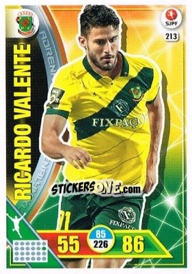 Cromo Ricardo Valente - Liga NOS 2016-2017. Adrenalyn XL - Panini