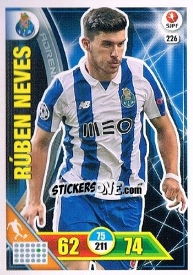 Cromo Rúben Neves - Liga NOS 2016-2017. Adrenalyn XL - Panini