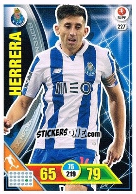 Sticker Héctor Herrera - Liga NOS 2016-2017. Adrenalyn XL - Panini