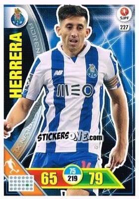 Sticker Héctor Herrera - Liga NOS 2016-2017. Adrenalyn XL n. 227 - Panini