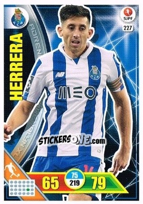 Figurina Héctor Herrera - Liga NOS 2016-2017. Adrenalyn XL - Panini