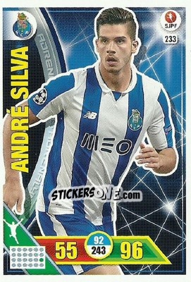 Sticker André Silva - Liga NOS 2016-2017. Adrenalyn XL n. 233 - Panini