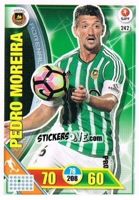 Sticker Pedro Moreira - Liga NOS 2016-2017. Adrenalyn XL n. 242 - Panini