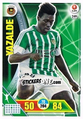 Sticker Yazalde - Liga NOS 2016-2017. Adrenalyn XL n. 249 - Panini