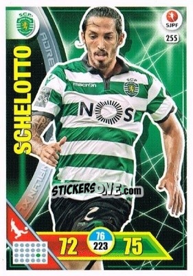 Sticker Ezequiel Schelotto - Liga NOS 2016-2017. Adrenalyn XL n. 255 - Panini