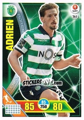 Sticker Adrien Silva - Liga NOS 2016-2017. Adrenalyn XL n. 261 - Panini