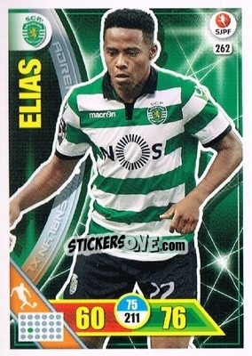 Sticker Elias - Liga NOS 2016-2017. Adrenalyn XL n. 262 - Panini