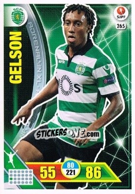 Sticker Gelson Martins - Liga NOS 2016-2017. Adrenalyn XL n. 265 - Panini