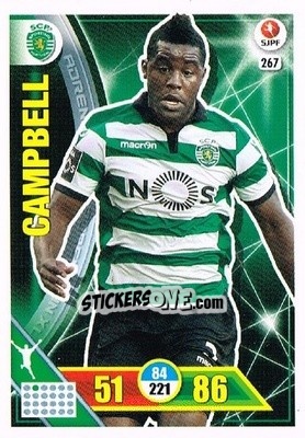 Cromo Joel Campbell - Liga NOS 2016-2017. Adrenalyn XL - Panini