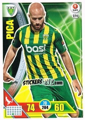 Figurina João Pica - Liga NOS 2016-2017. Adrenalyn XL - Panini