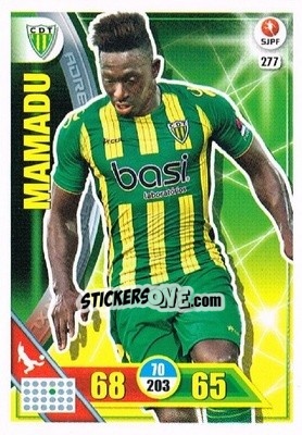 Sticker Mamadu - Liga NOS 2016-2017. Adrenalyn XL n. 277 - Panini
