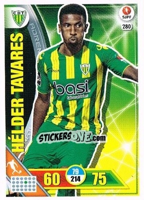 Figurina Hélder Tavares - Liga NOS 2016-2017. Adrenalyn XL - Panini