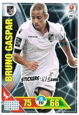 Figurina Bruno Gaspar - Liga NOS 2016-2017. Adrenalyn XL - Panini