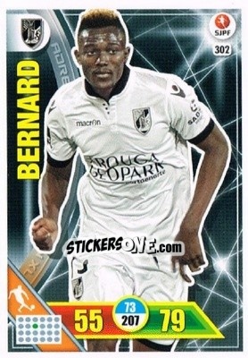 Sticker Bernard Mensah - Liga NOS 2016-2017. Adrenalyn XL n. 302 - Panini