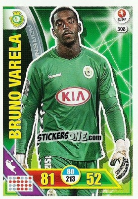Cromo Bruno Varela - Liga NOS 2016-2017. Adrenalyn XL n. 308 - Panini