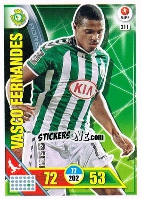 Sticker Vasco Fernandes - Liga NOS 2016-2017. Adrenalyn XL - Panini