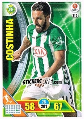 Sticker Costinha - Liga NOS 2016-2017. Adrenalyn XL n. 316 - Panini