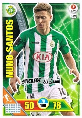 Sticker Nuno Santos - Liga NOS 2016-2017. Adrenalyn XL n. 319 - Panini