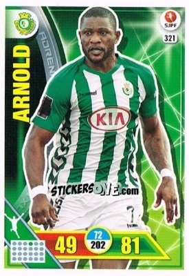 Figurina Arnold Issoko - Liga NOS 2016-2017. Adrenalyn XL n. 321 - Panini
