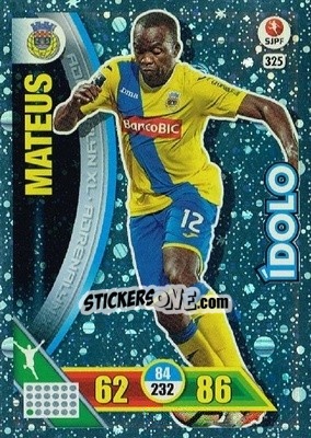 Sticker Mateus - Liga NOS 2016-2017. Adrenalyn XL n. 325 - Panini