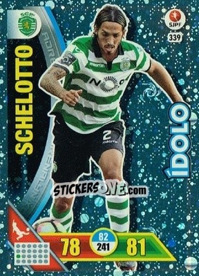 Sticker Ezequiel Schelotto - Liga NOS 2016-2017. Adrenalyn XL n. 339 - Panini