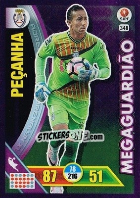 Sticker Peçanha - Liga NOS 2016-2017. Adrenalyn XL n. 348 - Panini