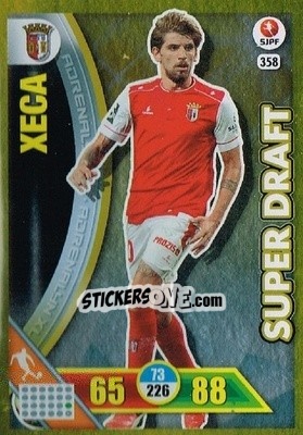 Sticker Xeka - Liga NOS 2016-2017. Adrenalyn XL n. 358 - Panini