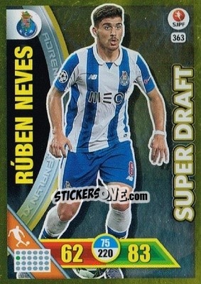 Sticker Rúben Neves - Liga NOS 2016-2017. Adrenalyn XL n. 363 - Panini