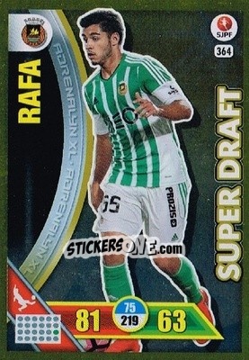 Cromo Rafa Soares - Liga NOS 2016-2017. Adrenalyn XL n. 364 - Panini