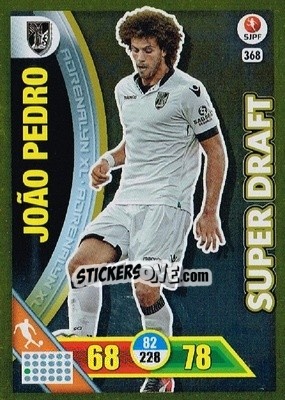 Sticker João Pedro - Liga NOS 2016-2017. Adrenalyn XL - Panini