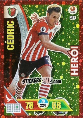 Sticker Cédric Soares - Liga NOS 2016-2017. Adrenalyn XL n. 372 - Panini