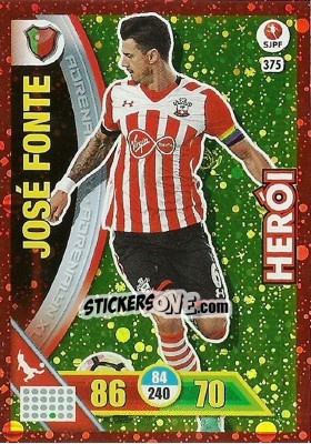 Sticker José Fonte - Liga NOS 2016-2017. Adrenalyn XL n. 375 - Panini