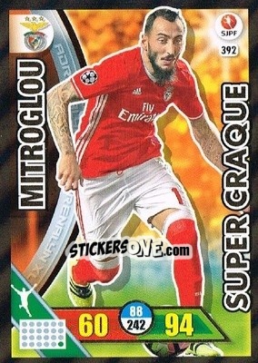 Sticker Konstantinos Mitroglou - Liga NOS 2016-2017. Adrenalyn XL n. 392 - Panini