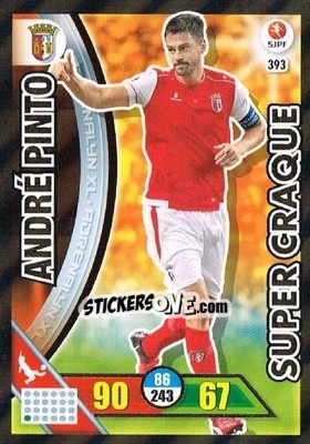 Sticker André Pinto - Liga NOS 2016-2017. Adrenalyn XL n. 393 - Panini