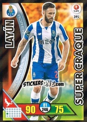 Sticker Miguel Layún - Liga NOS 2016-2017. Adrenalyn XL n. 395 - Panini