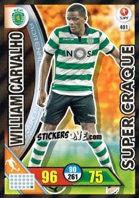 Sticker William Carvalho - Liga NOS 2016-2017. Adrenalyn XL n. 401 - Panini