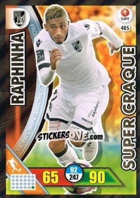 Sticker Raphinha - Liga NOS 2016-2017. Adrenalyn XL n. 405 - Panini