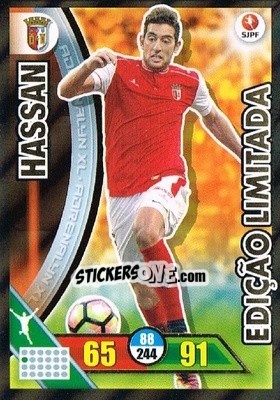 Sticker Hassan - Liga NOS 2016-2017. Adrenalyn XL - Panini