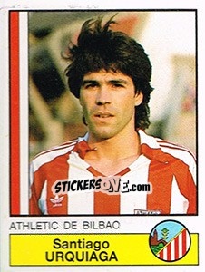 Sticker Urquiaga - Liga Spagnola 1986-1987 n. 4 - Panini