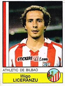 Cromo Liceranzu - Liga Spagnola 1986-1987 n. 6 - Panini