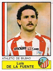 Sticker De La Fuente - Liga Spagnola 1986-1987 - Panini