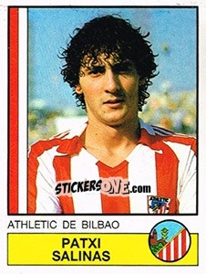 Sticker Patxi Salinas - Liga Spagnola 1986-1987 - Panini