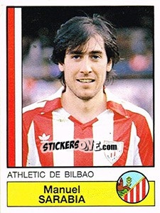 Cromo Sarabia - Liga Spagnola 1986-1987 n. 14 - Panini