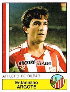 Sticker Argote - Liga Spagnola 1986-1987 n. 16 - Panini