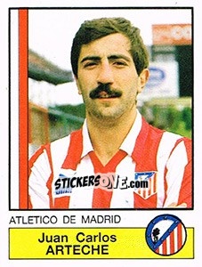 Sticker Arteche - Liga Spagnola 1986-1987 n. 24 - Panini