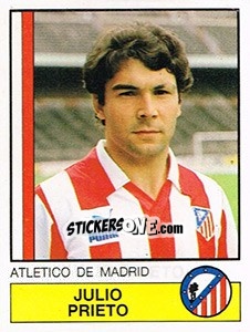 Cromo Julio Prieto - Liga Spagnola 1986-1987 - Panini