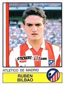 Sticker Ruben Bilbao - Liga Spagnola 1986-1987 - Panini